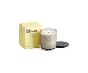 MAX BENJAMIN Candela profumata CLASSIC COLLECTION 210g Lemongrass & Ginger verde chiaro