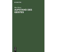 Max Bense Aufstand Des Geistes (Copertina rigida)