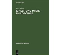 Max Bense Einleitung in Die Philosophie (Copertina rigida) Einheit Des Wissens
