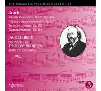Max Bruch Bruch: Violin Concerto No. 2, Op. 44/... (CD) Album