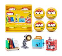 Max Build More Premium Home Collection Confezione da 4 by ZURU: Esperienza unboxing e mini mattoncini collezione, fino a 601 pezzi. Design interattivi da costruire.