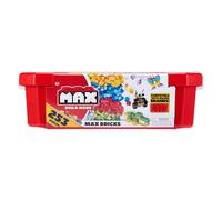 MAX Build More Set di accessori e ruote per mattoncini da costruzione (250 pezzi) di ZURU - Compatibile con altre marche importanti