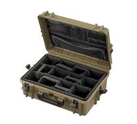 Max Cases - MAX505CAMORG con Separatori Morbidi e Tasca Organizer - Verde - INT. 500x350x194