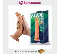 Fallo Realistico con Ventosa Vaginale Anale Pene Dildo Morbido Liscio 23 cm Sexy