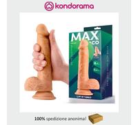 Max & Co Dean fallo realistico pene morbido dildo con ventosa e testicoli 21 cm