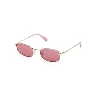 MAX&Co Donna MAX&Co MO0135 32Y Occhiali da sole Metallo Oro Viola Rotonda Normale