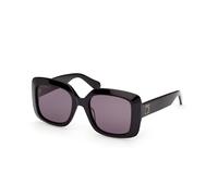 MAX&Co Donna MAX&Co MO0153 01A Occhiali da sole Acetato Nero Fumo Squadrata Normale