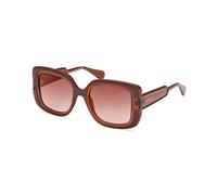 MAX&Co Donna MO0096 50F Occhiali da sole Iniettato Marrone Marrone Squadrata Normale