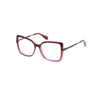 MAX&Co Donna MO5078 069 Montature da vista Iniettato Bordeaux Farfalla Normale