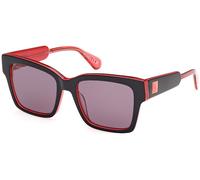 MAX&Co Donna MO0094 01A Occhiali da sole Acetato Nero Fumo Squadrata Normale
