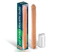Trent Dildo Doble Realista Natural 17,3 - 44 cm 8436583799628