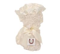 Max Daniel Rosebuds and satin Baby throw (avorio)