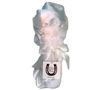 Max Daniel Rosebuds and satin Security Blanket _ bianco)