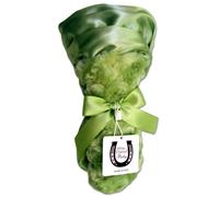 Max Daniel Rosebuds and satin Security Blanket (Celery)