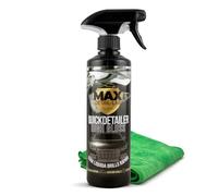 MAX DETAIL-LAB - Quickdetailer - Cera Liquida Auto Quick Detailer Professionale, Lucida Carrozzeria, Super Gloss Shiny, Asciugatura Rapida Effetto Idrorepellente, Kit Pulizia Detailing Car Moto 500ml