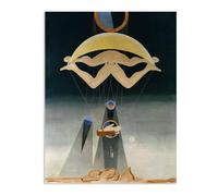 Max Ernst Poster Gli uomini non sapranno nulla di tutto ciò Quadro Surrealismo Stampa su Tela Riproduzione Quadri Famosi su Tela Regalo Quadri Moderni Per la Casa90x70cm(36x28in)Senza cornice