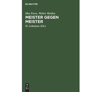 Max Euwe Walter Meiden Meister Gegen Meister (Copertina rigida)