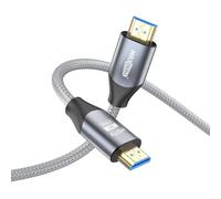 MAX EXCELL Cavo HDMI 2.1, 8K@60Hz 4K@120Hz 48Gbps, Ultra Alta Velocità con eARC ARC HDR HDCP 2.3, Cavo HDMI Compatibile con PS5, TV, Monitor, PC (3 Metri)
