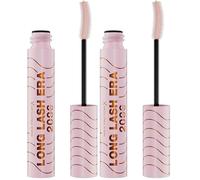 Max Factor 2000 Calorie Long Lash Era 002 Black Brown Tubing Mascara per ciglia più lunghe, comfort di lunga durata, senza macchia, 7,8 ml (Confezione da 2)