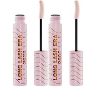 Max Factor 2000 Calorie Long Lash Era, Nero, Mascara Allungante con tecnologia Tubing, Lunga Tenuta, A Prova Di Sbavature, 7,8ml (Confezione da 2)