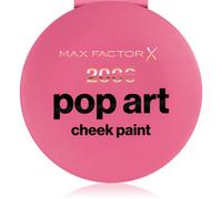 Max Factor 2000 Calorie Pop Art Cheek Paint, 20 Bouncy, Blush, Formula da crema a polvere, Opaco, Finish sfumato, Alto impatto, Modulabile, 5g