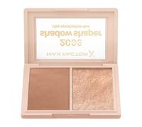 Max Factor 2000 Calorie Shadow Shaper Duo, 010 Bronze Glaze, Palette di ombretti in 2 step, Contorno occhi in 2 step, Formula elastica da crema a polvere, 4g