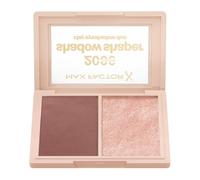 Max Factor 2000 Calorie Shadow Shaper Duo, 010 Clay Gleam, Palette di ombretti in 2 step, Contorno occhi in 2 step, Formula elastica da crema a polvere, 4g