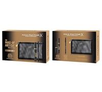 Max Factor Cofanetto Regalo The Make-Up Artist Collection, Pochette in Rete Nera con Mascara 2000 Calorie Volumizzante Black e Matita Occhi Nera Kajal Kohl 20 Black