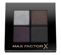 Max Factor Colour X-Pert Soft Touch Palette, 4 Ombretti dal Colore Intenso, Altamente Sfumabili, 005 Misty Onyx