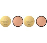Max Factor Creme Puff Cipria Compatta, Finish Opaco e Texture Leggera, Adatta a Tutti i Tipi di Pelle, 053 Tempting Touch, 14 g (Confezione da 2)