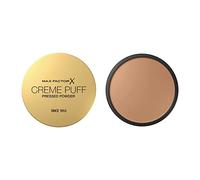 Max Factor Creme Puff Cipria Compatta, Finish Opaco E Texture Leggera, Adatta A Tutti I Tipi Di Pelle, 042 Deep Beige, 14 g, Confezione da 1