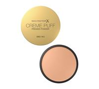 Max Factor Creme Puff Cipria Compatta, Finish Opaco e Texture Leggera, Adatta a Tutti i Tipi di Pelle, 081 Truly Fair, 14 g