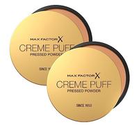 Max Factor Creme Puff Pressed Powder Cipria Compatta Opacizzante Fissante Sebo-Regolatrice con Copertura Medio-Alta Finish Matte Nuance 41 Medium Beige - 2 Ciprie