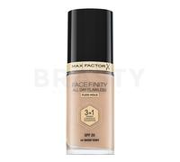 Max Factor Facefinity All Day Flawless 3 In 1 Fondotinta Liquido A Lunga Durata, 44 Warm Ivory, 30 Millilitro