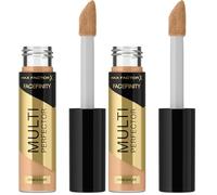 Max Factor Facefinity Multi-Perfector Correttore, correttore all-in-one, nasconde le imperfezioni, vegano, copertura personalizzabile, 6 tonalità, 3C, 11 ml (Confezione da 2)