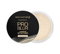 Max Factor Facefinity Pro Blur Cipria Libera Fissante A Lunga Tenuta, Cipria Leggera Viso, Lunga Tenuta, Minimizza i pori - Translucent, 10,5G