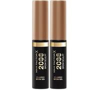 Max Factor Gel volumizzante per sopracciglia 2000 calorie, a lunga durata, rimpolpate e dall'aspetto pieno, impermeabile, a prova di sbavature, forma e intensifica, biondo scuro 001, 4,5 ml