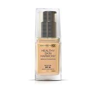 Max Factor Healthy Skin Harmony Fondotinta Liquido, Formula Idratante a Lunga Durata con SPF 20, 55 Beige, 30 g