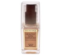 Max Factor Healthy Skin Harmony Fondotinta Liquido, Formula Idratante a Lunga Durata con SPF 20, 80 Bronze, 30 g