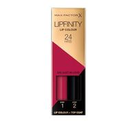 Max Factor, Lipfinity Lip Colour, Rossetto Lunga Durata E Gloss Idratante Con Applicazione Bifase, Nuance 335 Just In Love, 2.3 Ml E 1.9 G