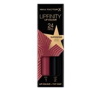 Max Factor Lipfinity Lip Colour Tinta Labbra Matte Lunga Durata e Gloss Idratante 86 Superstar Makeup Sets