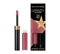 Max Factor, Lipfinity Lip Colour Tinta Labbra Matte Lunga Durata E Gloss Idratante, Applicazione Bifase, Edizione Limitata, 84 Rising Star