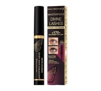 Max Factor Masterpiece Divine Lashes Mascara volumizzante, Rich Black, Texture con pigmenti naturali, Volume senza grumi, Effetto ciglia a ventaglio, Volume che dura tutto il giorno, 8 ml