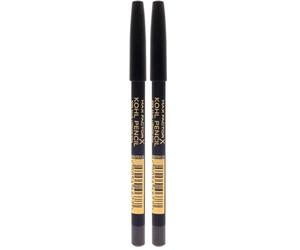Max Factor Matita Occhi Kohl Pencil, Eyeliner con Texture Morbida Facile da Sfumare, 050 Charcoal Grey (Confezione da 2)