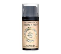 Max Factor Miracle Prep, Primer Viso 3 in 1 con SPF 30, Base Trucco, Protegge la Pelle da Inquinamento, Raggi UVA/UVB e Luce Blu