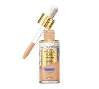 Max Factor Miracle Pure 2in1 Skin Reset Serum Foundation, 30-40, Fair to Light, formula vegan, uniforma l’incarnato, copertura media, finish matte satinato, Formula Niacinamide e Bisabololo, 30 ml