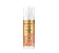 Max Factor Miracle Pure Hydratint Essence Fondotinta, 4 Light-Medium, Fino a 24 ore di idratazione, Formula al 71% a base di acqua, Copertura naturale, Formula vegana