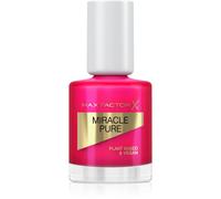 Max Factor Smalto Unghie Miracle Pure Nail Colour, Smalto 100% Vegano, con Formula Traspirante, Asciuga Velocemente, Formato 12 ml, Colore 265 Fiery Fuchsia