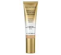 Max Factor Miracle Second Skin Fondotinta dal Finish Naturale, con Latte di Cocco Idratante e SPF 20, 04 Light Medium