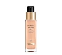 Max Factor Radiant Lift Liquid Pump - Fondotinta a copertura medio-completa, con SPF30 e acido ialuronico, 047 nude, tono della pelle medio, 30 ml